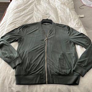 TART COLLECTIONS LIGHTWEIGHT BOMBER JACKET - OLIVE - M